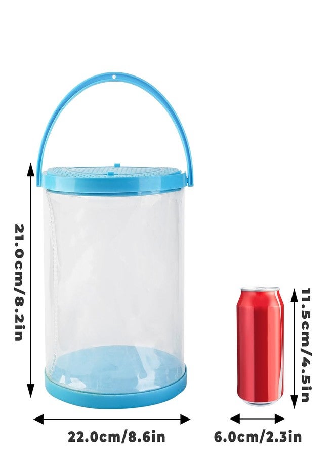 MHLLGN Foldable Small Aquarium, Portable Fish Tank, Fish Transport Container, Plasitc Fish Bowl, Beginner Tank, Great Concept for Catching and Release Critters, Beach, Pool and Lake - Image 2